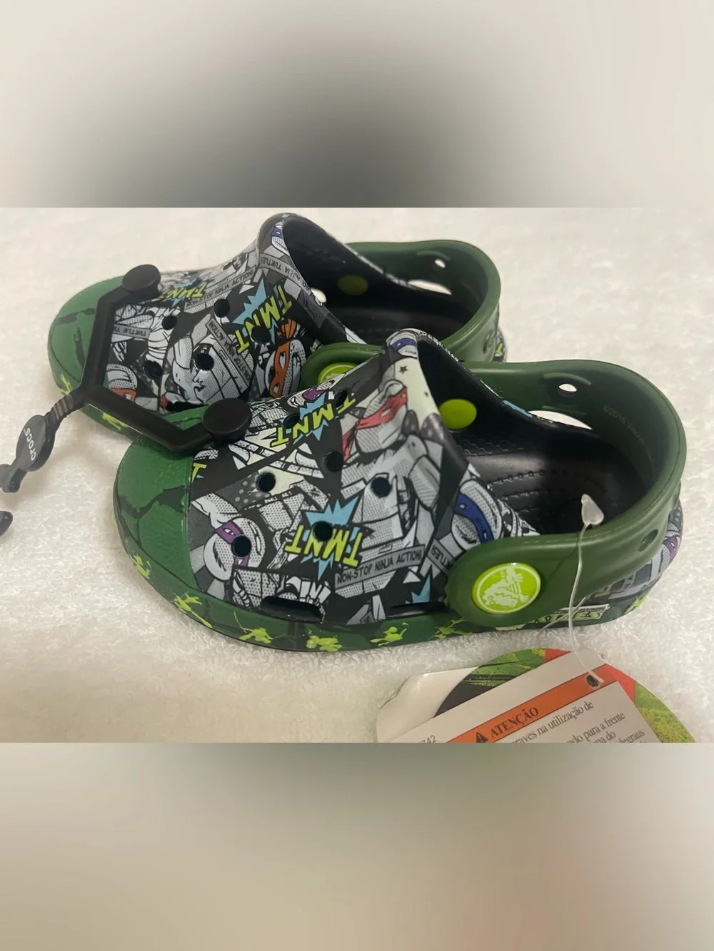 NWT Nickelodeon Teenage Mutant Ninja Turtles Crocs size C6